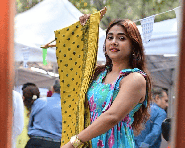 Festive decorated stalls at Kalagram Diwali Exhibition Pune